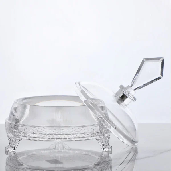 تمرية الألماسة أكريليك من سوليتير، القطر 10 سم