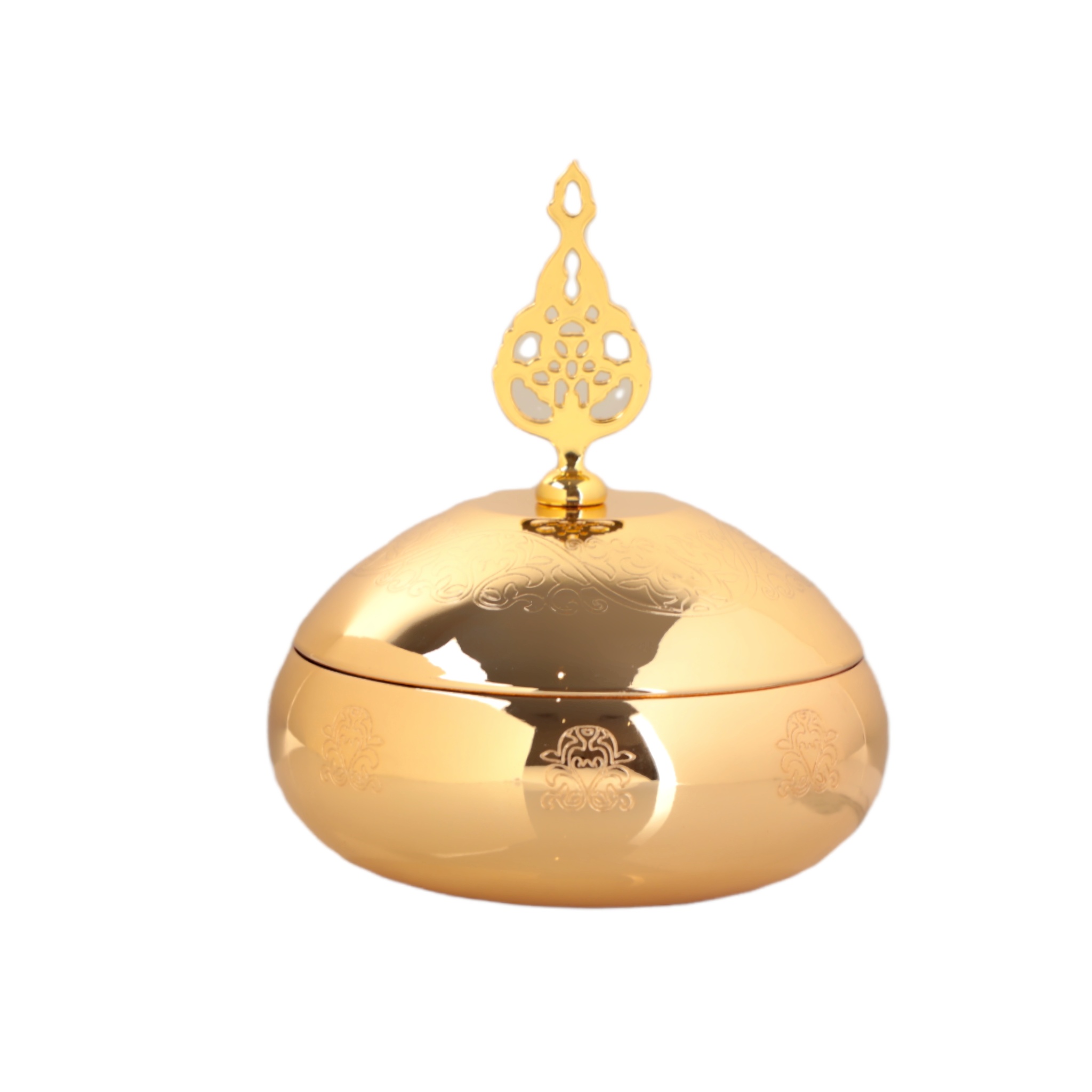 تمرية الثريا من سوليتير، لون ذهبي 