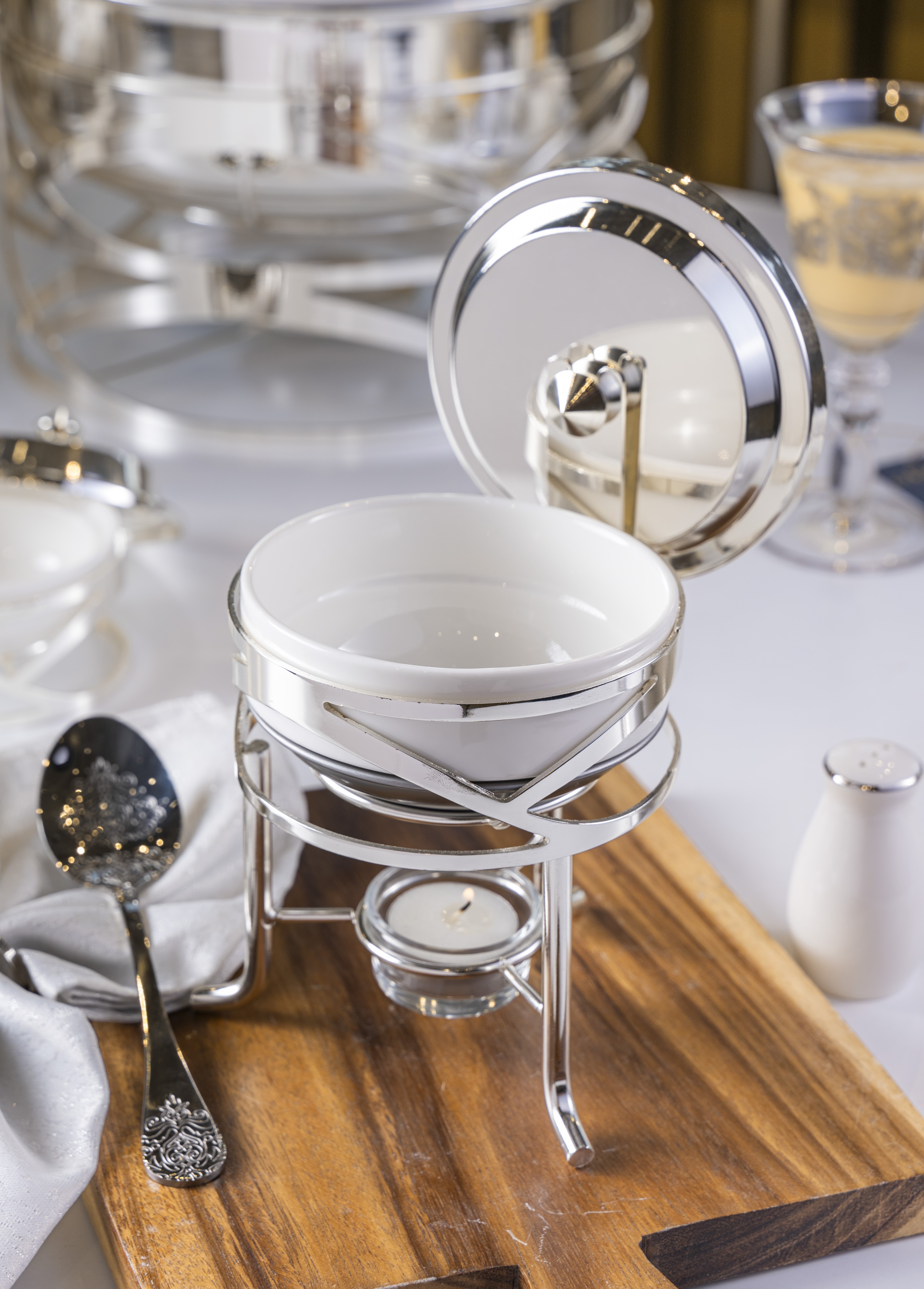 سخان طعام فوبي الفردي من سوليتير، القطر 12 سم